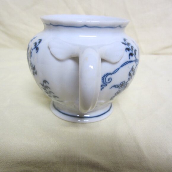 VTG BLUE DANUBE SUGAR BOWL, NO LID, JAPAN, PORCELAIN - Picture 4 of 6